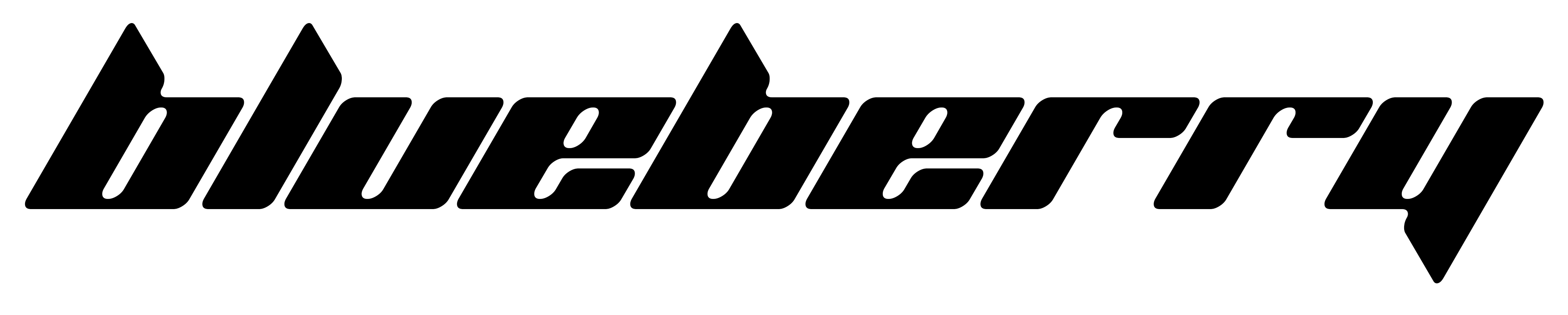 logo scritta blueberry factory